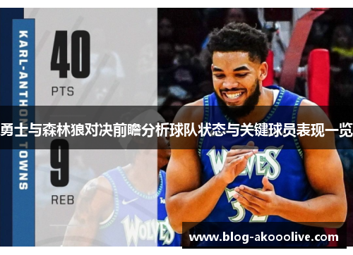 勇士与森林狼对决前瞻分析球队状态与关键球员表现一览